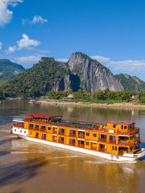 Mekong Exklusiv – Luxus-Flussreise von Vientiane ins Goldene Dreieck